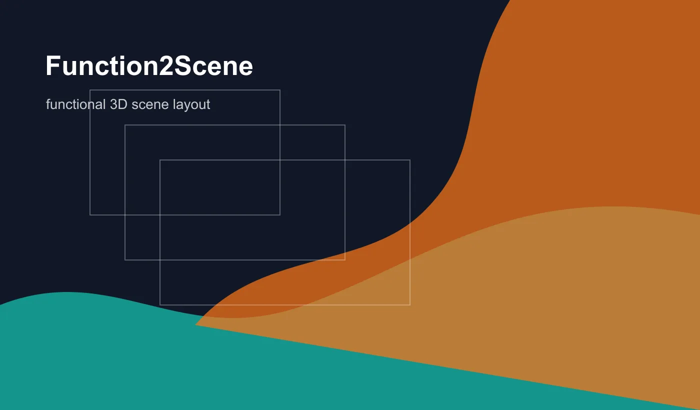 Function2Scene: 3D Indoor Layout from Functional Specs